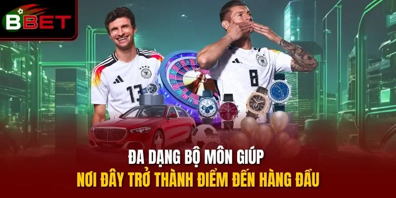 Đa dạng bộ môn giúp nơi đây trở thành điểm đến hàng đầu